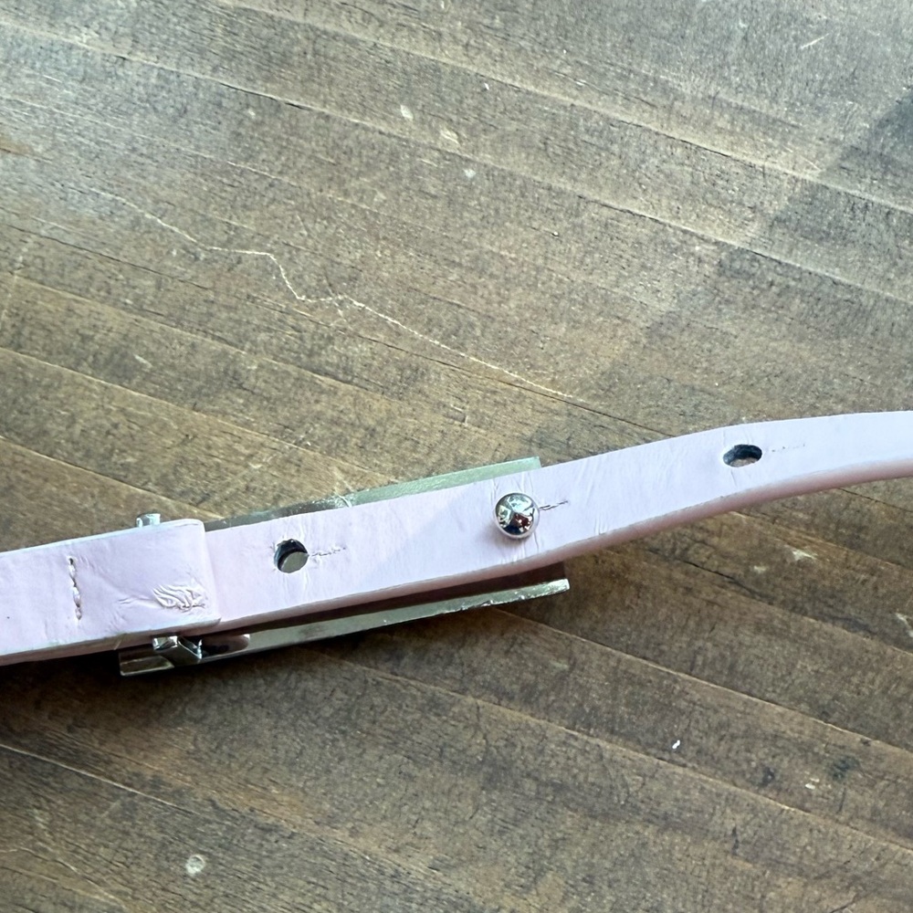 Pink and silver Calvin Klein thin belt L - Picture 2 of 6